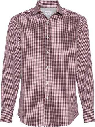 Brunello Cucinelli Gingham-pattern Shirt