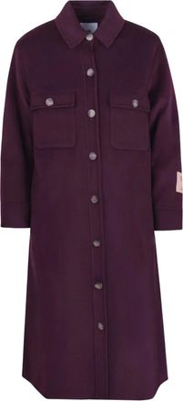 SOLOTRE Cappotto monopetto con revers classici - - Coats - Donna - Viola - M