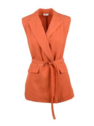 Liu Jo Orange Lycra Linen Sleeveless