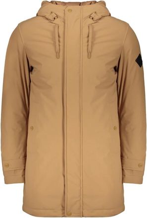 Herno Moderne jas met verstelbare capuchon - Heren - Gewatteerde jassen - Beige - L - Jassen