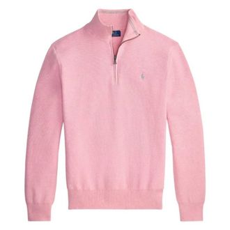 Polo Ralph Lauren Mesh-Knit Quarter-Zip Jumper, Size X-Large