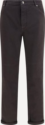 Brunello Cucinelli Jeans con piccolo risvolto Man 50