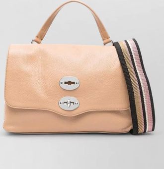 Zanellato leather studded top handle tote bag