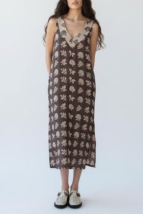Ace & Jig Beth Reversible V-neck Shift Dress in Botanical at Nordstrom, Size Xxx-Large
