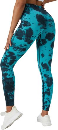 Generic Womens Seamless High Waisted Yoga Leggings High-Waisted Opaque Workout Pocket Dance Training Lightweight Eco-Friendly Material Performance Pants All S