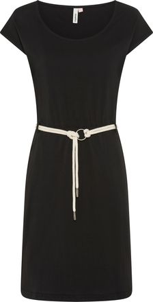 Ragwear Minikleid RAGWEAR LILITHE O, Damen, Gr. XXL, N-Gr, schwarz, Jersey, Obermaterial: 50% Baumwolle, 50% Modal, unifarben, kniefrei, Rundhals, Kleider Min