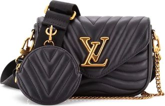 Louis Vuitton New Wave Multi Pochette Quilted Leather crossbody bag - Nero
