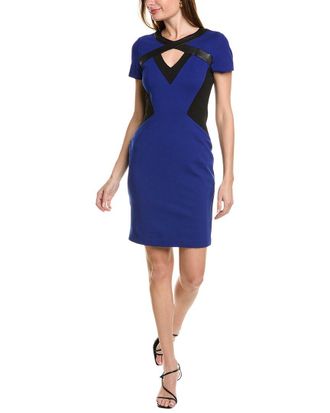 Shani Bar Focus By Shani Colorblock Sheath Dress