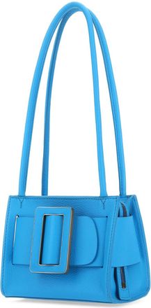 Boyy Womens Bobby Shoulder Bag Blue Calf