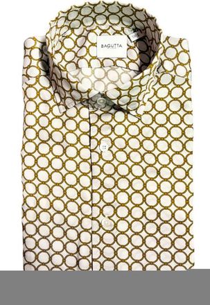 Bagutta Viscose Men Mens Shirt