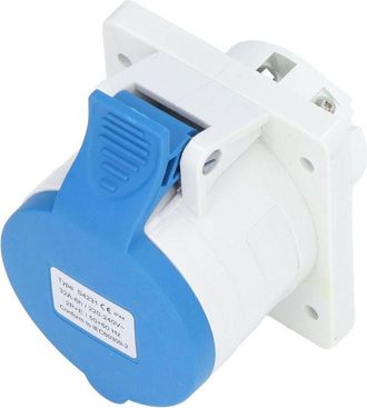 OEM Enchufe Industrial De Aviaci&oacute;n De 3 Pines 2p+e Ip44 Resistente Al Agua, 220-240 V Ca, 32 A, Para Montaje Empotrado