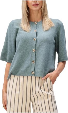 Minus Dames, Truien, Blauw, Maat: XS Polyamide