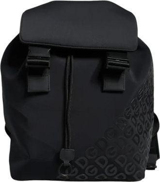 Dolce & Gabbana Pre-owned Fabric backpacks - Dames - Vintage Rugzakken - Zwart - ONE Size - Katoen - Vintage