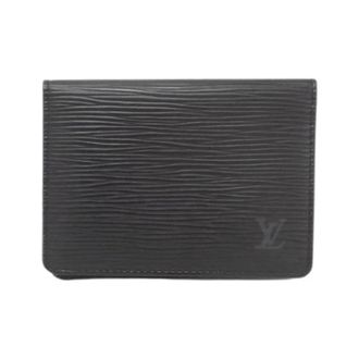 Louis Vuitton Pre-owned Wallets, female, Black, Size: ONE SIZE Pre-owned Epi Card Case