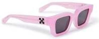 Off-white Virgil Zonnebril L - unisex - Zonnebrillen - Roze - 50 MM - Accessoires