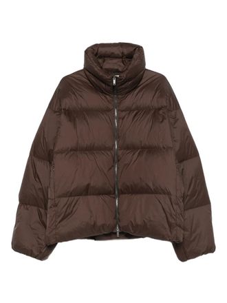 STUDIO NICHOLSON Injection padded jacket - unisex - Polyester - M - Brown