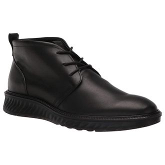 Ecco Ecco St 1 Hybrid 836814 Leather Mens Ankle Boots - Black - Size:UK 12-12.5