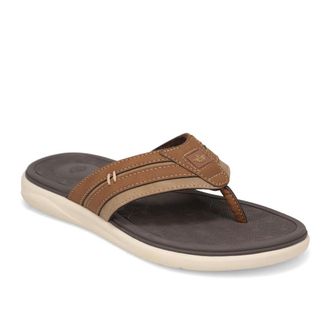 Dockers Mens Cliff Casual Nubuck Thong Flip Flop Sandal