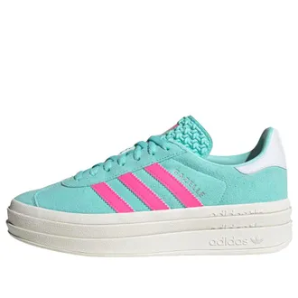 adidas (WMNS) adidas Gazelle Shoes Flash Aqua Lucid Pink ID7026