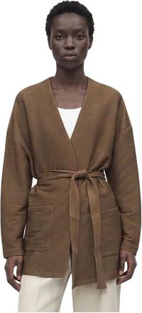 Max Mara Mmlpapilla Jacket - Dames - Vesten - Bruin - M - Polyester - Truien & Vesten