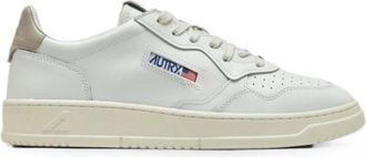 Autry Medalist Lage Sneakers - Heren - Sneakers - Wit - 43 EU - Katoen - Schoenen