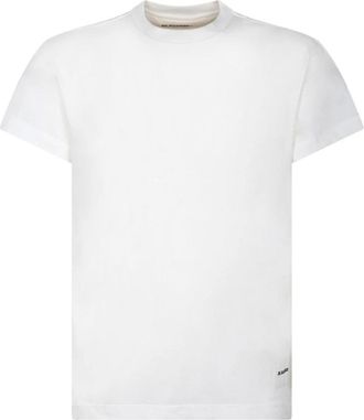 Jil Sander Confezione da 3 T-shirt in cotone - - Tops - Uomo - Bianco - S