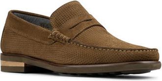 Donald J Pliner Darian Penny Loafer in Taupe at Nordstrom, Size 12