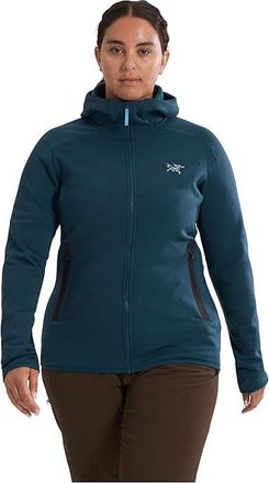 Arc'teryx Kyanite Hoody Womens Sweatshirt Midnight Frost : MD, Fleece/Mesh/Nylon