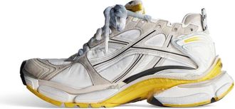 Balenciaga (WMNS) Balenciaga Runner Sneakers Beuge White Yellow Nylon and Suede Like Fabric 772767W3RNY9170