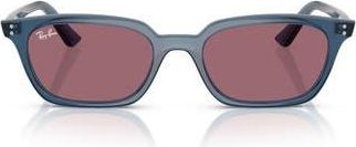 Ray-Ban 50mm Pillow Sunglasses in Light Blue at Nordstrom Rack