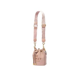 Marc Jacobs Bag Accessories, female, Pink, Size: ONE SIZE The Thin Outline Logo Webbing Strap