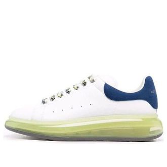 Alexander McQueen Oversized Sneaker Translucent Indigo Yellow 604232WHXMA9433