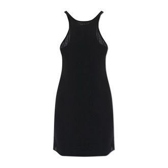 Rick Owens Tanktop met decoratieve riem - Dames - Tops zonder mouwen - Zwart - M - Katoen - Tops