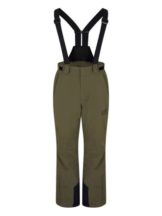 Emporio Armani suspenders ski trousers - Green