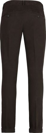 Dondup Mens Chino Trousers Gaubert Brown Cotton Chinos