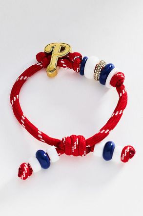 BaubleBar Baseball Charms Paracord Bracelet