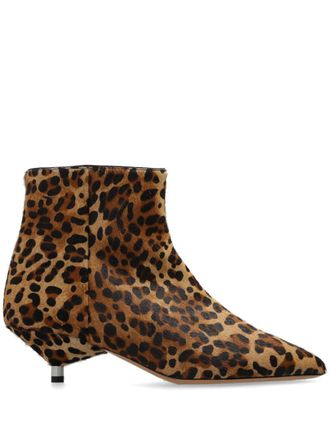 Isabel Marant Eana 45Mm Leopard-Print Ankle Boots