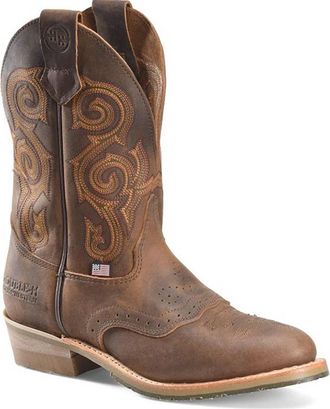 Double-H Boots Mens Rockdale U-Toe Ice Series Boot In Bulldog Folklore