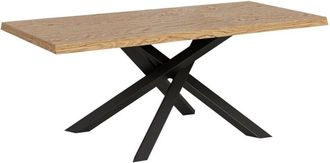 Itamoby Itamoby - Tavolo allungabile 90x200/300 cm Versalux scortecciato rovere gambe antracite