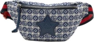 Gucci Pre-owned Belt Bags, female, Blue, Size: ONE SIZE Pre-owned Nylon Belt Bag