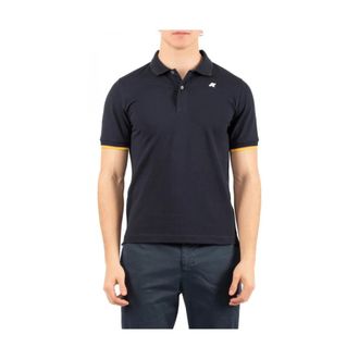 K-Way Heren, Tops, Blauw, Maat: S Katoen