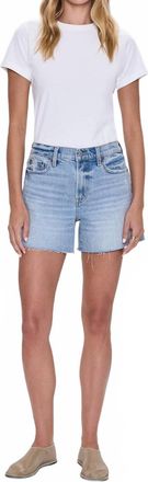 Pistola Denim Kennedy Relaxed Mid Rise Cut Off Shorts In Normandy Vintage