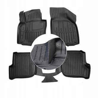 OEM Alfombrillas Y Limpiaparabrisas De Goma Para Vw Jetta 5 2005-2010 (canales Ud)