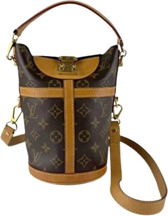 Louis Vuitton Pre-owned Vintage Monogram Bucket Bag - Dames - Vintage Tas - Bruin - ONE Size - Vintage