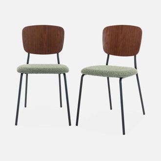 Sweeek Sillas Loop Texturizada, Set De 2