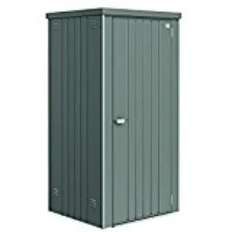 BIOHORT Armario Metalico Biohort Alto Jardin Color Gris Oscuro Metalizado 90