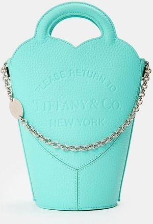 Tiffany & Co. Womens Accessories Crossbodyody Mini Tote Handbag in Tif Blue - One Size