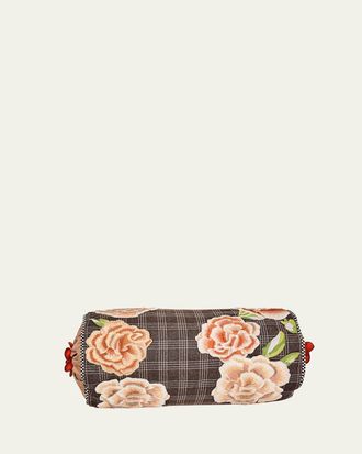 MacKenzie-Childs Field Study Floral Beaded Bolster Pillow, 8 x 16