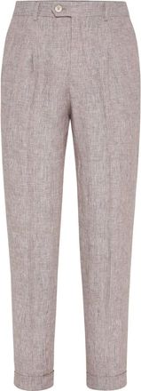 Brunello Cucinelli Pantaloni con pieghe - Grigio