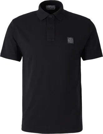 Stone Island Poloshirt met Compass-patroon - Blauw